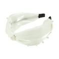 thumbnail image 5 of Unique Bargains 1 Pc Wide Faux Pearls Headbands for Women White, 5 of 6