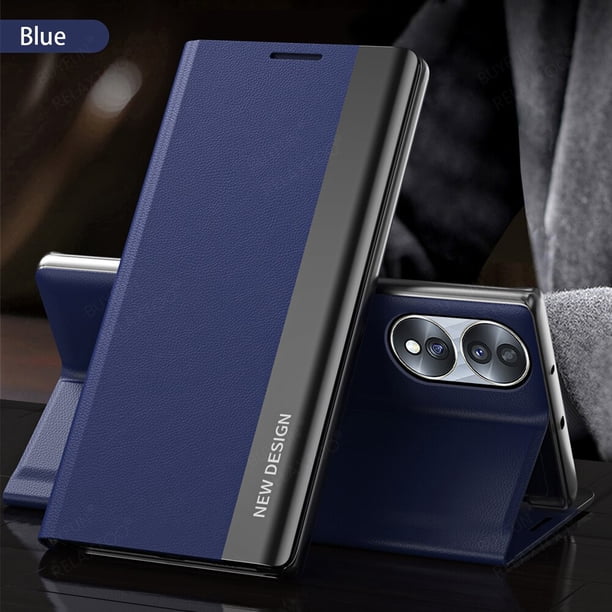 Funda de cuero con tapa magnética para teléfono Samsung, carcasa con soporte galvanizado para Galaxy A23, A53, A73, A33, 5G, A82, A13, A32, A22, A51 QYM unisex