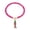 Hot Pink, variant on Boho Fish Pendant Necklace for Women, Chunky Acrylic Resin Beaded Strand Necklace with Toggle Clasp, Summer Beach Statement Charm Jewelry Gift