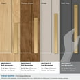 thumbnail image 3 of Amerock Ladera 12-5/8 inch (320mm) Center-to-Center Rectangle Champagne Bronze Cabinet Pull Backplate, 3 of 6