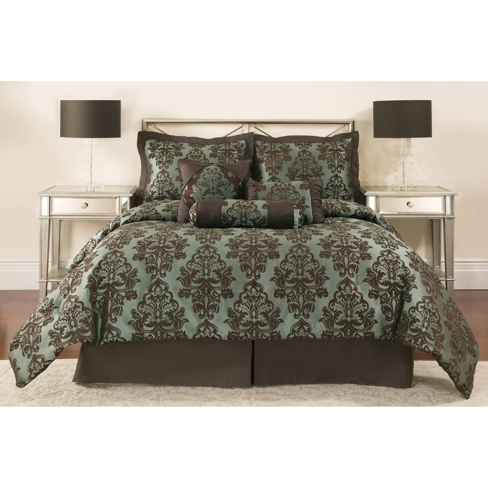 Mainstays 7 Piece Comforter Set, Dalton
