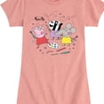 thumbnail image 3 of Peppa Pig - Peppa And Friends Art - Girls Toddler And Youth Fitted Short Sleeve Tee, 3 of 5