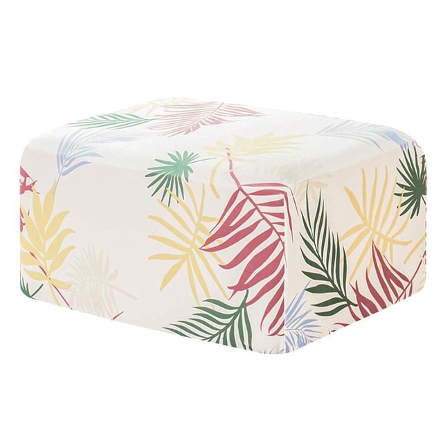 Funda de Reposapiés Elástica Elastizada de Spandex Estampada Funda PRÁCTICA Blanco