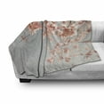 thumbnail image 3 of Peach Soft Flannel Fleece Blanket, Japanese Scenery Sakura Tree Cherry Blossom Nature Photography Coming of Spring, Cozy Plush for Indoor and Outdoor Use, 50" x 60", Bluegrey Coral, by Ambesonne, 3 of 6
