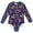 Z2505171-Navy, variant on MKHSQHDG Girls Long Sleeve Swimsuit 1 Piece Rash Guard Upf 50+ Leopard Print Swimwear for Girls Kids 8-14 Years