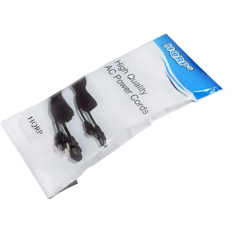 HQRP AC Power Cord for Horizon Fitness 019370 A T35 TM130 T40