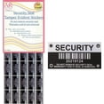 thumbnail image 1 of shiyou-Tamper Evident Stickers, Tamper Proof Security Seal with Individual Serial Numbers and bar Code. Each Sticker is 1.56 x 0.75 inches. Destroyed Upon Removal. Residual Text Left on Item. (105 St, 1 of 4