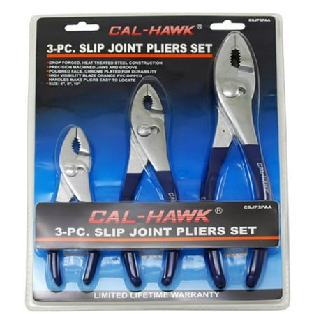 

Cal Hawk Tools 3-pc. Slip Joint Pliers Set
