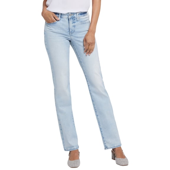 NYDJ womens  Marilyn Pamplona Ice Straight Leg Jean, 12