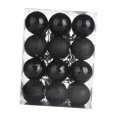 thumbnail image 1 of 24x Christmas Balls Home Decor Christmas Tree Baubles for Black, 1 of 9