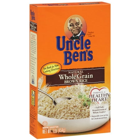 Uncle Ben's Natural Whole Grain Brown Rice, 1 lbs - Walmart.com