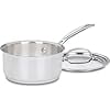 thumbnail image 4 of 1 Quart Saucepan w/Cover, Chef's Classic Stainless Steel Cookware Collection, 719-14, 4 of 4