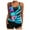 Blue, variant on ibuvkizy Tankinis Swimsuits for Women Loose Modest Two Piece Bathing Suits Women's Split Three-piece Printed Sexy Swimsuit Bikini Sets for Women's Plus Size