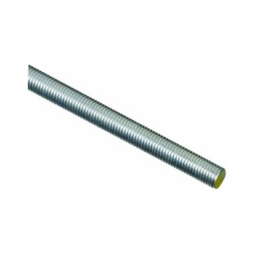 Construct-It Stanley Hardware 179648 Zinc Steel Threaded Rod - 0.75-10 x 72 in. — Standard Mounting Hardware, Drop-In Replacement