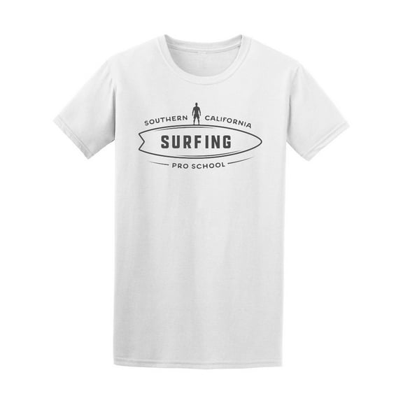 Retro Surfing Pro School Graphic Tee Men's -Image by Shutterstock