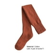 thumbnail image 7 of Dengjunhu 1Pair Women Stockings All Match Keeping Warmth Cotton Over Knee Thigh Socks for Daily Wear, 7 of 7