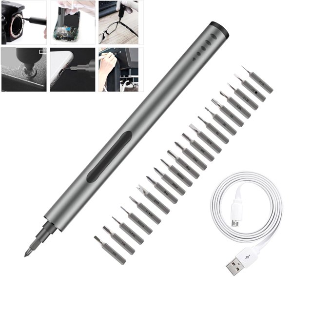 Electric Screwdriver Set Portable Cordless Rechargeable Repair Power Tools for CUTICAT reparación de destornillador eléctrico