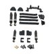thumbnail image 3 of Kit de actualización RC 1/12, pieza de reparación de amortiguador delantero y trasero, barra de acoplamiento, barra de acoplamiento para 82PR0 MN82, negro, 3 of 8
