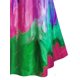 thumbnail image 4 of Tapa larga túnica de tinta tinta de tinte de talla grande Rosegal Camisetas sin mangas de talla grande, 4 of 5