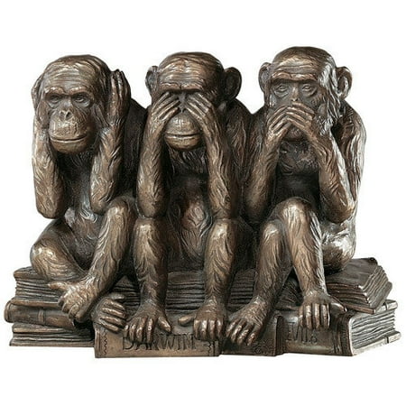 Design Toscano See, Hear, Speak No Evil Monkey Trio Figurine