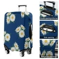 thumbnail image 5 of Navy Daisy Flower White Blooms Pattern Luggage Cover Fashion Suitcase Cover Baggage Covers Fit 25-28 Inch Luggage (Go Travel), 5 of 5