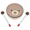 thumbnail image 1 of Tambor infantil de dibujos animados de oso, tambores, instrumentos de percusión, juguetes para niños de jardín de infantes, material didáctico, 1 of 14