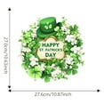 thumbnail image 4 of Cinvoph Wall Stickers St Patrick's Day Irish Shamrock Removable Window Clings Decals Decor Bedroom Living Room Spring Holiday Decoration 12", 4 of 8