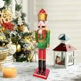 thumbnail image 5 of LAMPHOME 24Inch Wooden Soldier Nutcracker Christmas Decor - Festive Christmas Nutcracker Gift, Winter Indoor Decoration for Table, Desktop & Fireplace, 5 of 9