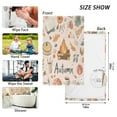 thumbnail image 6 of Yayeee 100% Cotton Hand Towels for Bathroom 16" x 28" Soft Absorbent Kitchen Towel, Campfire Pattern, 6 of 7