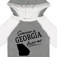 thumbnail image 4 of Inktastic Someone in Georgia Loves Me Boys or Girls Long Sleeve Baby Bodysuit, 4 of 5