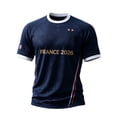 thumbnail image 3 of Mens Soccer Shirt France Raglan Tops Short Sleeve Fashion T Shirt Graphic Basic Tees Summer Crew Neck Team for Football Top Fan Casual Tops TeeL, 3 of 3