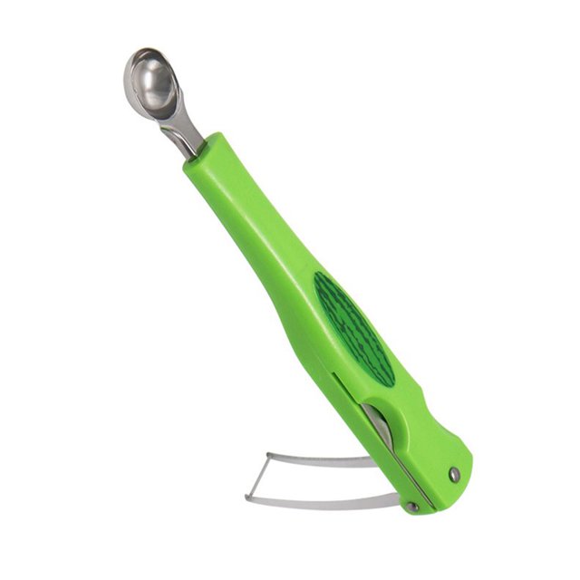 Watermelon Baller Scoop | 3 in 1 Watermelon Fruit Carving Tools Set | Stainless Steel Fruit Scooper Seed Remover for Dig Pulp Separator Fruit Slicer Summer Tool