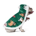 thumbnail image 6 of Skksst Pet Christmas Costume Clothes Cat Dog Winter Poncho Cape Fleece Hoodie Coat, 6 of 7