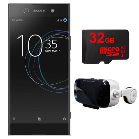 - Sony XA1 Ultra 32GB 6-inch Smartphone, Unlocked - Black (1308-0902) w/ VR Accessory Bundle Includes, Virtual Reality Cinema Viewer with Insulated Audio System & 32GB MicroSD High-Speed Memory Card