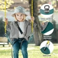 thumbnail image 5 of RedSwing Belt Swing Seat for Kid with 66" Heavy Duty Chains, Playground Swing Set Replacement Accessories with Snap Hooks, for Outdoor Backyard Play Safety, Green, 5 of 9