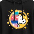 thumbnail image 3 of Peanuts - Snoopy Graffiti Peek - Juniors Cropped Pullover Hoodie, 3 of 6
