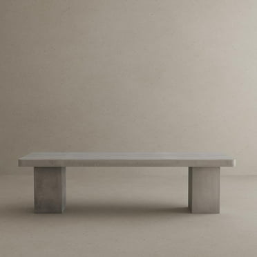 Shatana Home Ella Bench Extra Large In Black Concrete