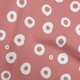 thumbnail image 1 of oneOone Cotton Cambric Dark Peach Orange Fabric Polka Craft Projects Decor Fabric Printed By The Yard 56 Inch Wide-S8, 1 of 6
