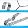 thumbnail image 3 of EcoNesxp Lot de Cintres en Métal Inoxydable 10 Pouces Solides et Durables, 3 of 5