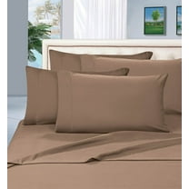 Bed Sheet Set 4-Piece Bed Sheet set, Deep Pocket Queen Taupe