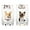 1 Set, variant on Sylvtty 1/2 Rolls Notebook Sticker Pet Theme Copper Plate Paper Cat Dog Printing Decals Laptop Mobile Phone Case Decor