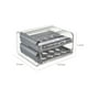 thumbnail image 3 of Organizador de Almacenamiento - Contenedor con Tapa y Asa, Organizador de Plástico para Nevera, Cestas Organizadoras Transparentes para Nevera, Bandeja Apilable, 3 of 7