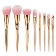thumbnail image 5 of Doll 10 Beauty Brushes Make up Pallet Vegan Makeup Brushes Hard Brush for Hair Foundation Makeup Brush Flat Top for Face Top Concealer Sponge with Handle Angled Brush Eyebrow Brushes for, 5 of 6