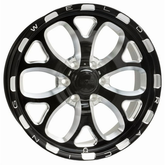 Weld Racing Wheels Wheel F58B0085C50A F58 Series; 20 Inch Diameter x 8.5 Inch Width; 5 x 127 Millimeter/5 x 5.00 Inch Bolt Pattern; 6 Millimeter Offset; 5.00 Inch Backspacing