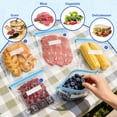 thumbnail image 5 of 30Pcs Sous Vide Bags Reusable, BPA Free Vacuum Sealer Bag, Vacuum Food Storage Bag for Sous Vide Cooking/Microwave Heating -3 Size (S+M+L) Vacuum Zipper Bags, 5 of 10