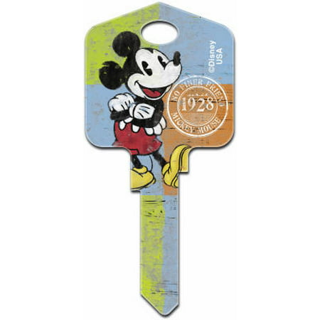 UPC 845849003023 product image for HILLMAN FASTENERS Disney Mickey Mouse 1928 Painted Key Blank | upcitemdb.com