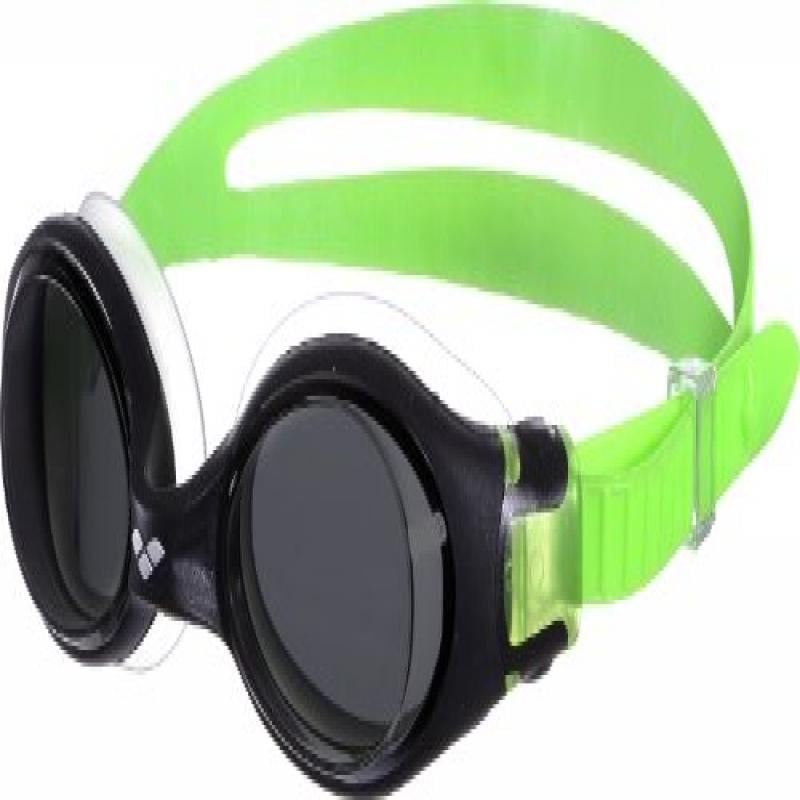 Arena Freestyle Lunettes de natation Junior Black Frame Smoke Lens by