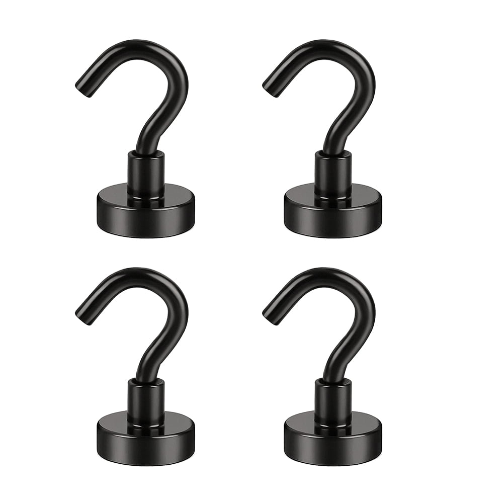 4Pack Utility Hooks, 22Lbs Heavy Duty Rare Earth Neodymium