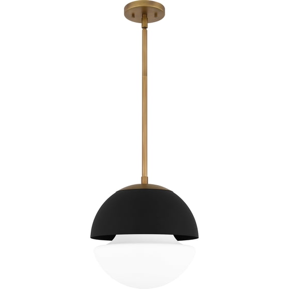 Marley 1-Light Weathered Brass Pendant Light