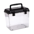 thumbnail image 3 of Bunblic Camera Case Airtight Bin Accessories with Handle Practical Multifunctional with Lid Container Portable Storage Box Black, 3 of 8